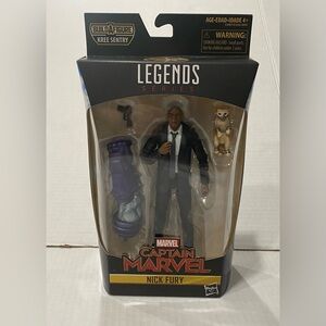 Marvel Legends: Nick Fury E3887 BAF Kree Sentry - Captain Marvel New In Package